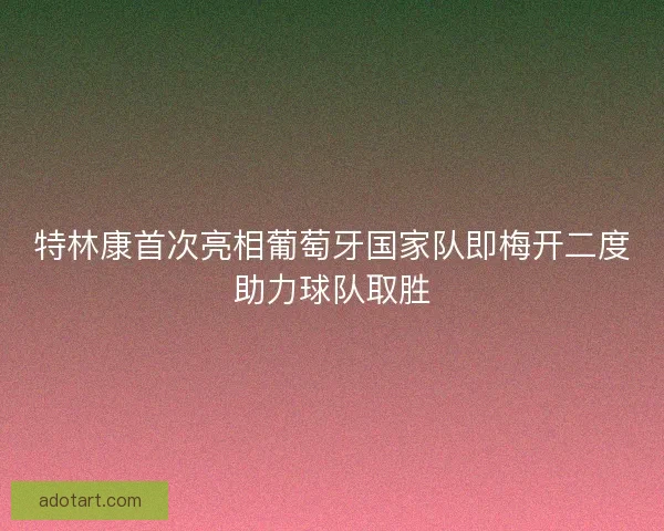 特林康首次亮相葡萄牙国家队即梅开二度助力球队取胜